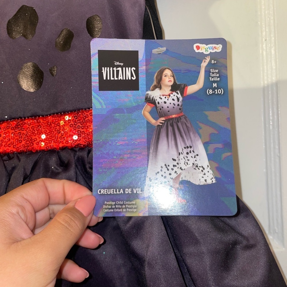 Creuella De Vil Play Costume size M 8/10 - Picture 3 of 5